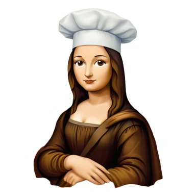 pop art monalisa SPAM meat slop landscape  sticker