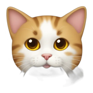 gato pitufo sticker