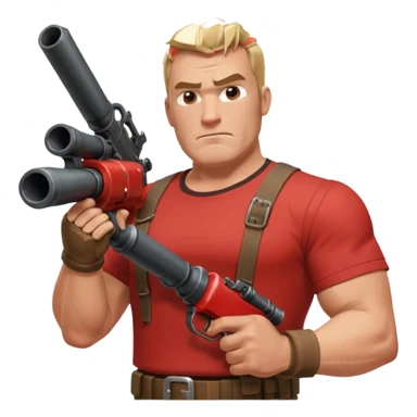 The Heavy from TF2 sticker