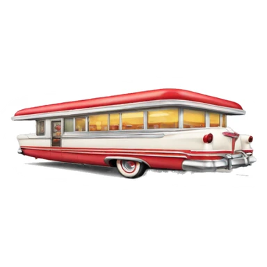1950’s diner sticker