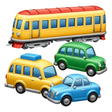  toy cars and trains sticker
