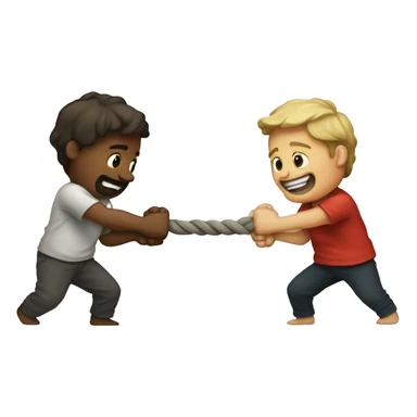 tug-of-war sticker