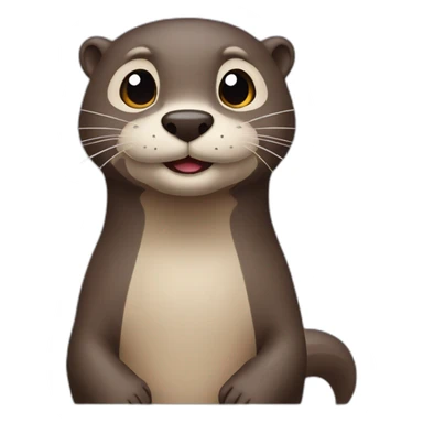 Otter sarcastic sticker