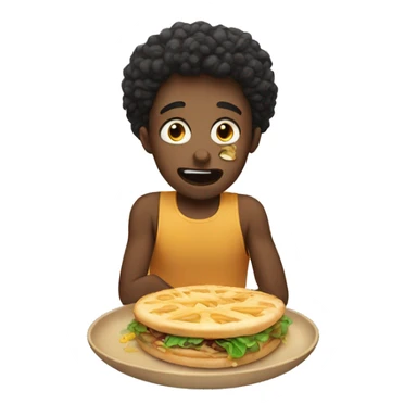 People being hungry sticker