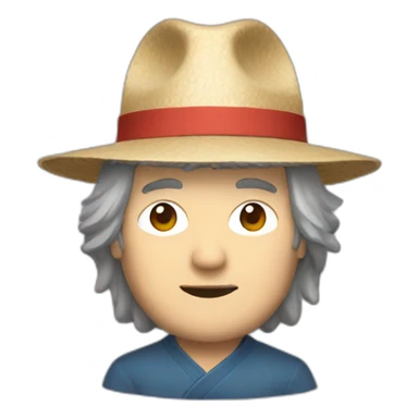 James May Japanese hat sticker