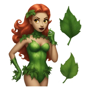 Poison Ivy dc sticker