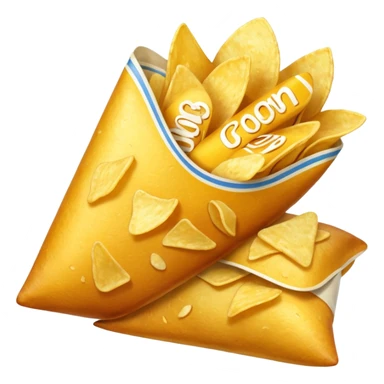 paquet of chips sticker