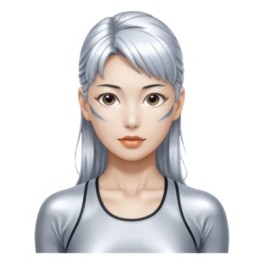 Russian sport glory silver sorayama sticker