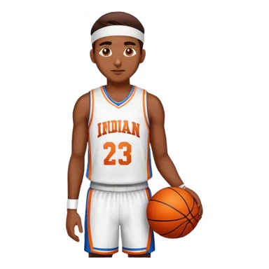 a indian duke basketball player sticker
