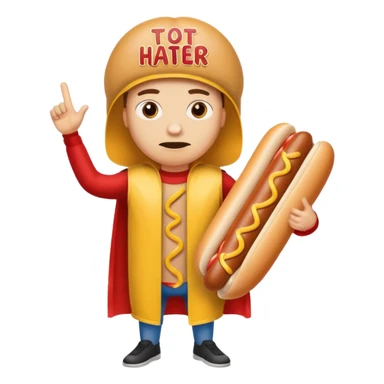 Gay,hot dog, hater sticker