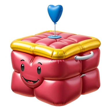  paris SPAM meat jeff koons style inflatable sculpture art painting  sticker