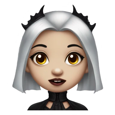 Baby vampire goth girl sticker