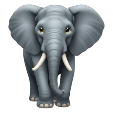 Éléphant sur soiris sticker