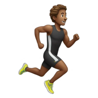 fast running sticker