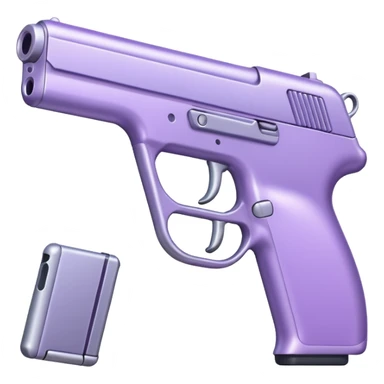 Pale purple gun sticker