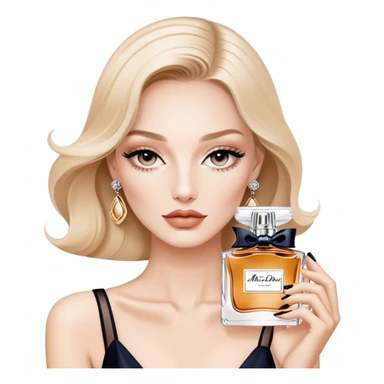 Dior miss dior eau de parfum beige sticker