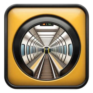 underground train tube vienna sticker