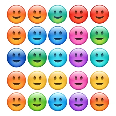 a colourful button not 3d or shading only 1 button no smiley face only 1 button  sticker