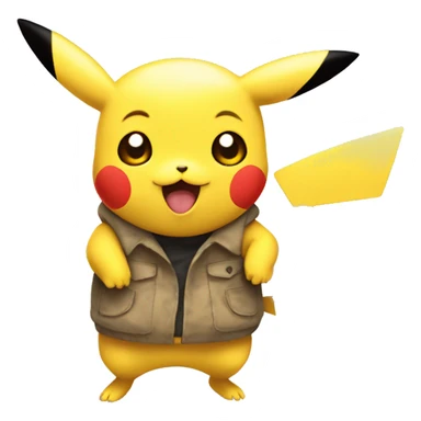 Pikachu amoureux sticker