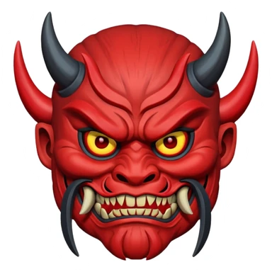 Oni Mask sticker