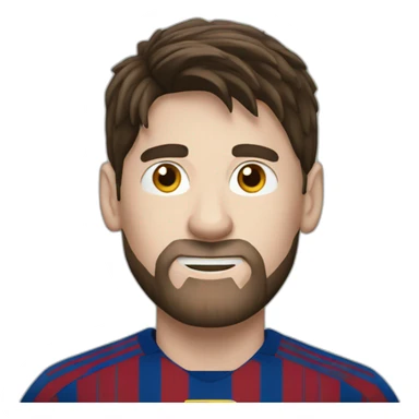 Messi football sticker