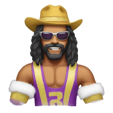 macho man randy savage as a cat sticker