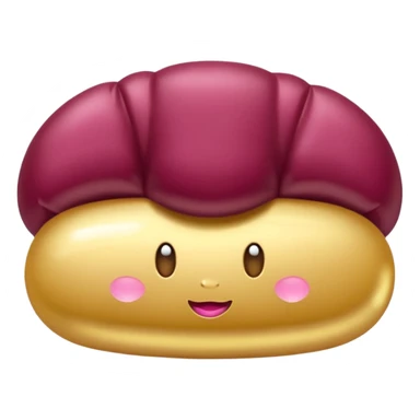 gold rococo burgundy inflatable puffy nail polish sticker