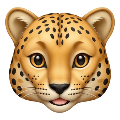 Tête de guépard qui sourit sticker