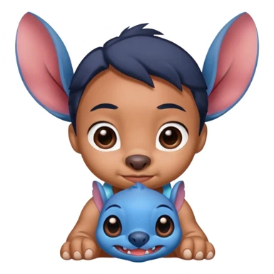 Lilo and stitch make stitch cute cuter make it look relaistic sticker