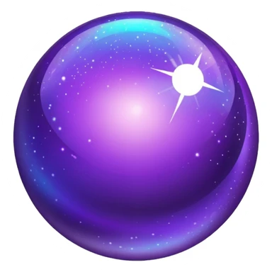 Fashion planet purple  sticker