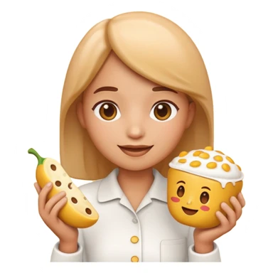 3D emoji symbolizing loyal customer, trust and commitment, food theme, cute and modern, soft lighting, glossy, isolated, no background
 sticker
