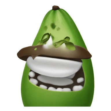 Aguacate rana sticker