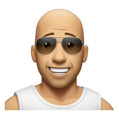 Vin diesel singing sticker