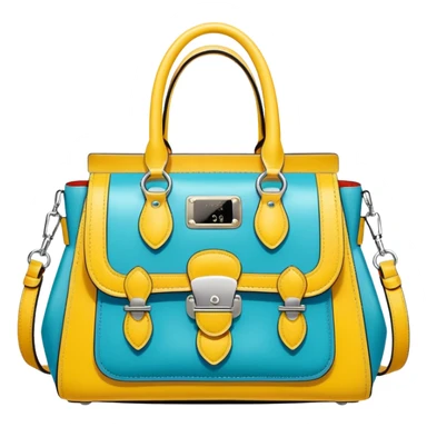 Ultra realistic Chloè bag, in pop art comic style with highly detailed embellishments, 8k hd quailty  sticker