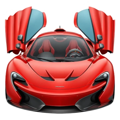 maak een auto en het is een mc laren sticker