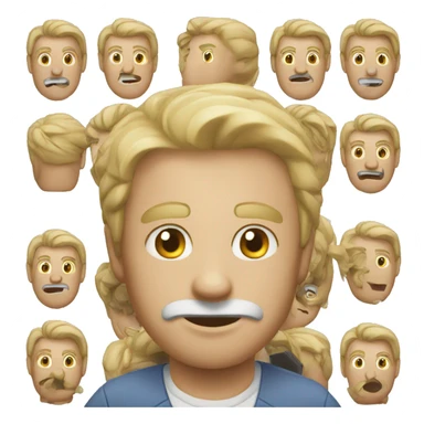 very busy man sticker