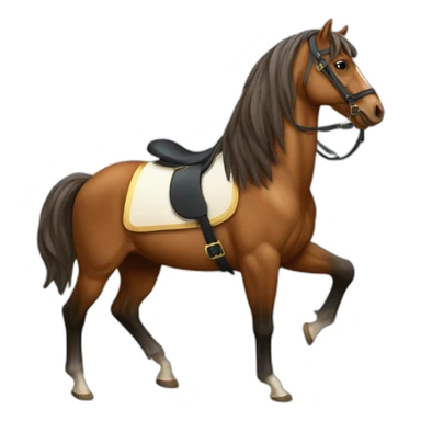 horse on Napoléon sticker