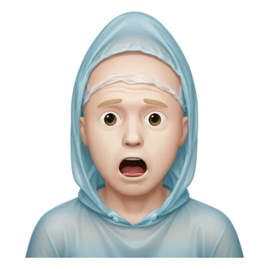 torture, man choking plastic bag sticker