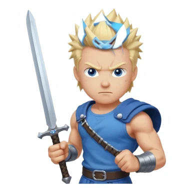 Make a fight Cloud sticker