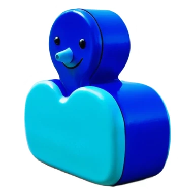 Маленькая синяя галочка в круге синего цвета sticker