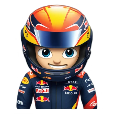 Verstappen redbull f1 sticker