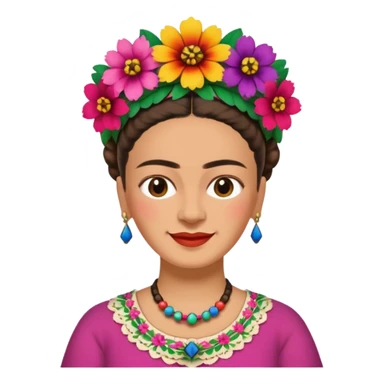 Frida Kahlo happy sticker