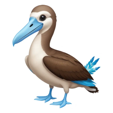 Blue-footed booby sticker