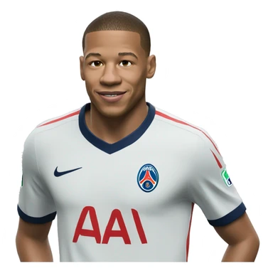 Mbappé qui fait gardez-vous  sticker