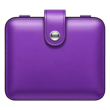 glitter purple wallet sticker