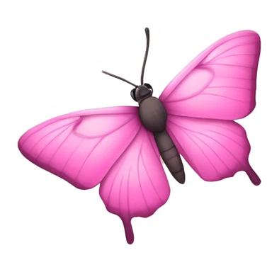 borboleta rosa sticker