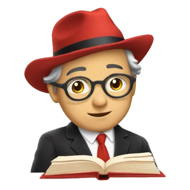 los libros rojos sticker