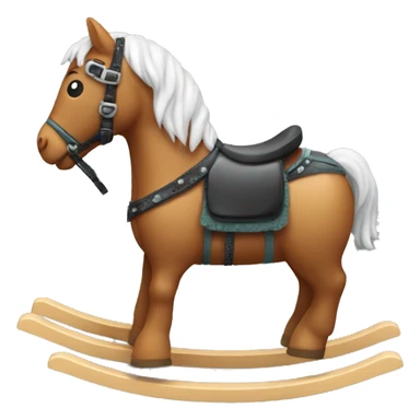 Rocking horse TOY sticker