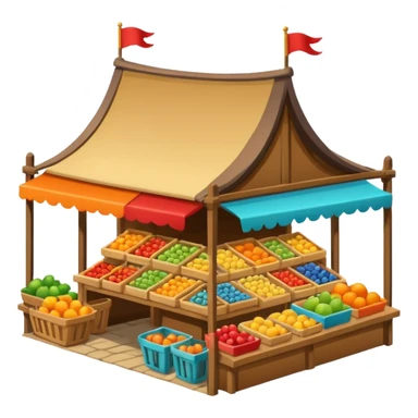 A Market Place(No background) sticker