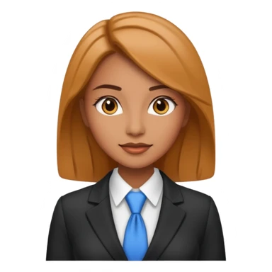 ceo woman confidently wears smart business attire sticker